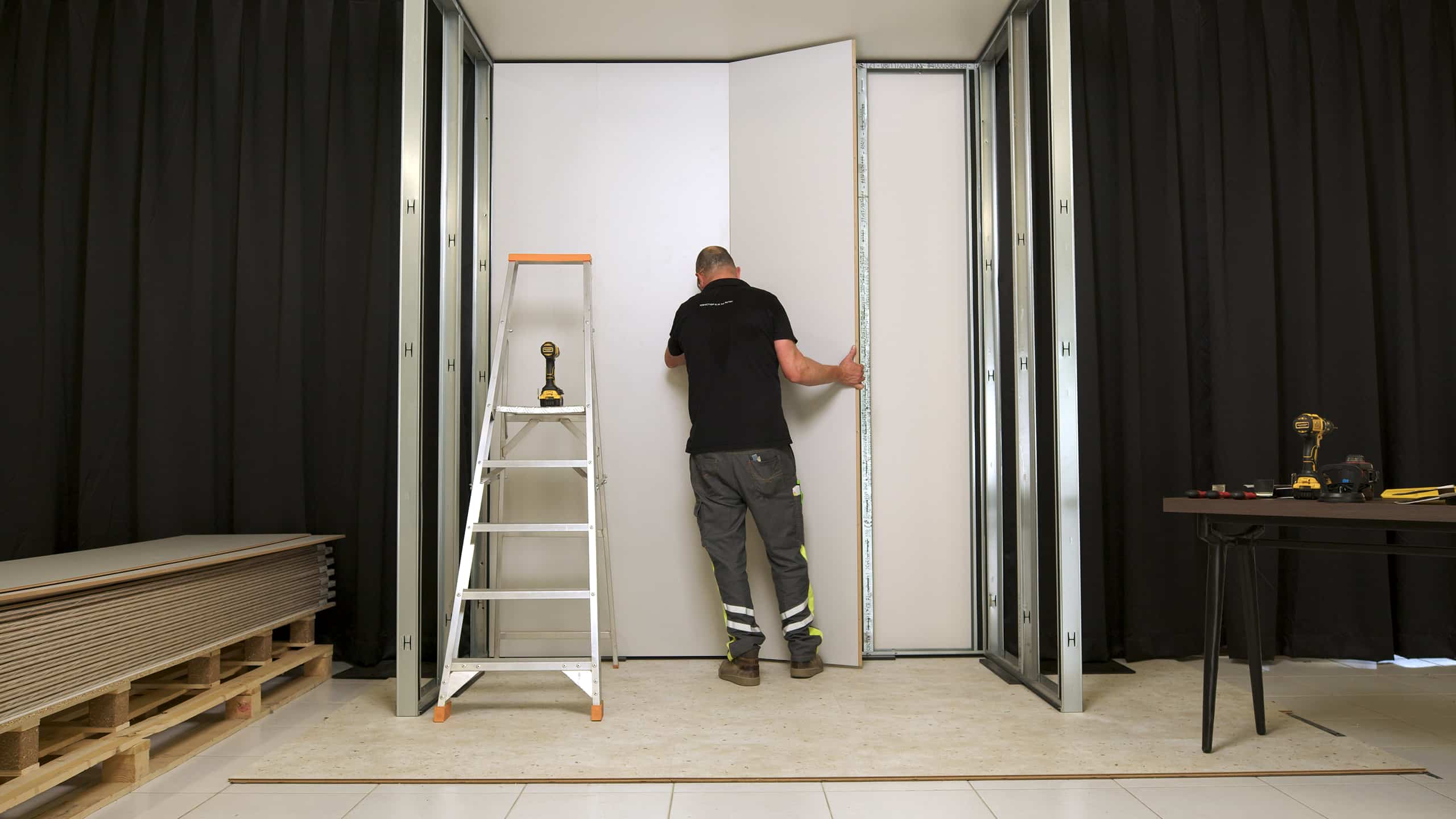 Clicwall wall panels - fast and easy installation